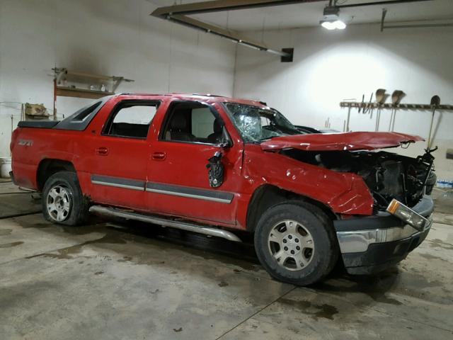 3GNEK12Z46G117853 - 2006 CHEVROLET AVALANCHE RED photo 1