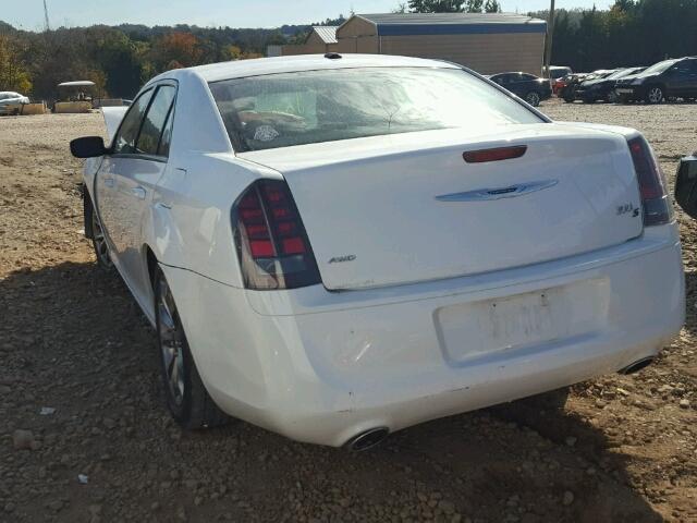 2C3CCAGG1EH381359 - 2014 CHRYSLER 300 S WHITE photo 3