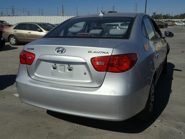 KMHDU46D29U718531 - 2009 HYUNDAI ELANTRA GL SILVER photo 4