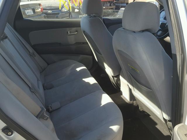 KMHDU46D29U718531 - 2009 HYUNDAI ELANTRA GL SILVER photo 6