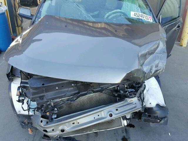 2FMDK3JC3EBA74617 - 2014 FORD EDGE SEL CHARCOAL photo 7