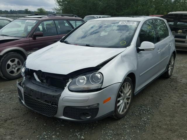 WVWHV91K37W113912 - 2007 VOLKSWAGEN NEW GTI SILVER photo 2