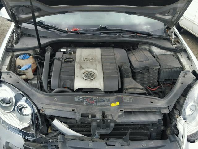 WVWHV91K37W113912 - 2007 VOLKSWAGEN NEW GTI SILVER photo 7