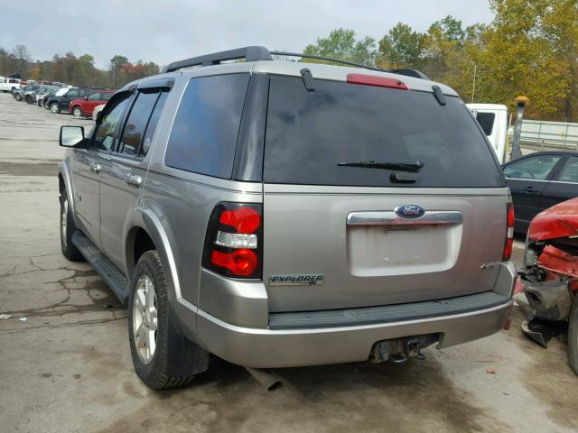 1FMEU73E18UA87675 - 2008 FORD EXPLORER TAN photo 3