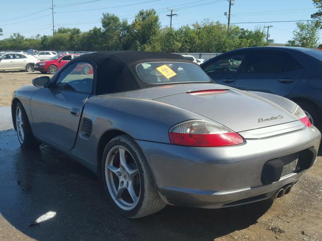 WP0CB29844U660777 - 2004 PORSCHE BOXSTER GRAY photo 3