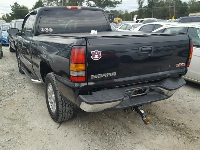 1GTEC19Z86Z255620 - 2006 GMC NEW SIERRA BLACK photo 3