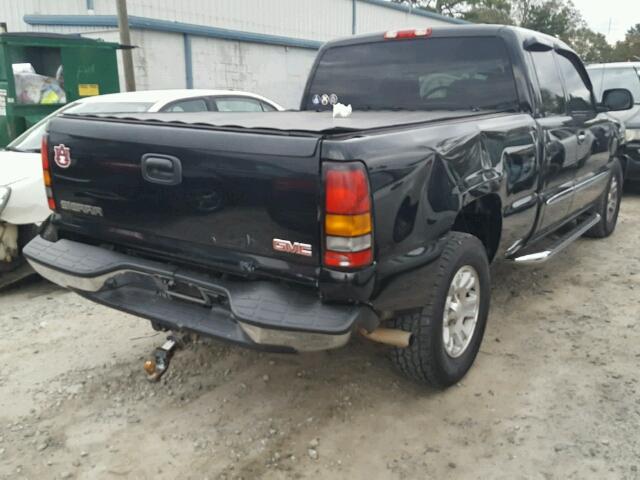 1GTEC19Z86Z255620 - 2006 GMC NEW SIERRA BLACK photo 4