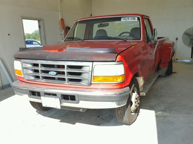 1FTHF25F8TEA72193 - 1996 FORD F250 RED photo 2