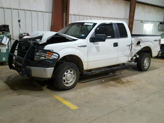 1FTFX1EF5EKE89631 - 2014 FORD F150 SUPER WHITE photo 2