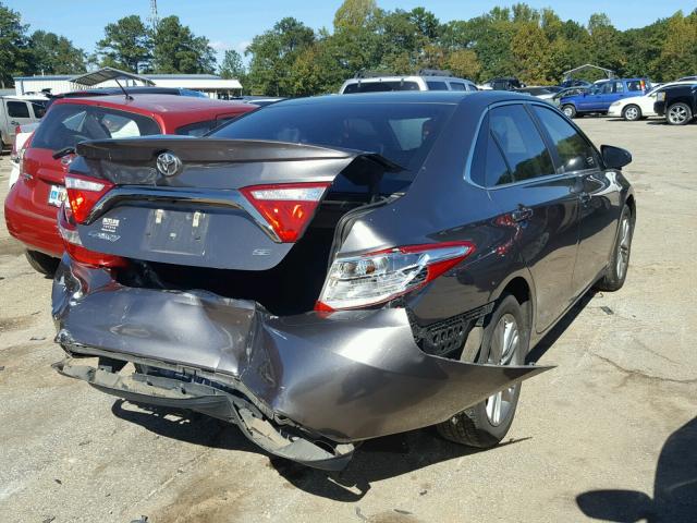 4T1BF1FKXFU951101 - 2015 TOYOTA CAMRY LE GRAY photo 4