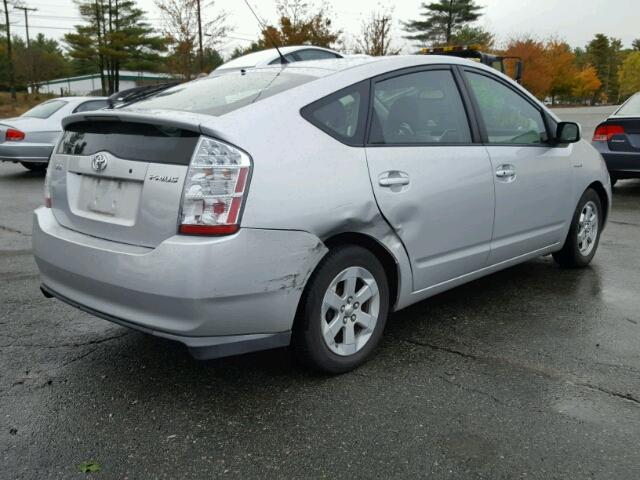 JTDKB20U483345561 - 2008 TOYOTA PRIUS SILVER photo 4