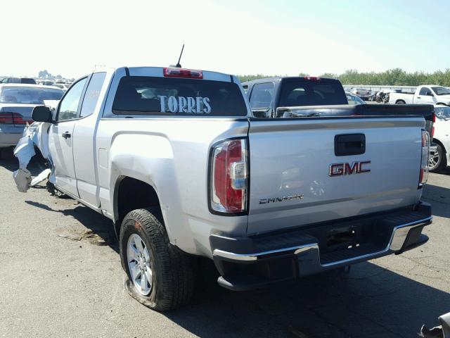 1GTH5BE3XG1368077 - 2016 GMC CANYON SILVER photo 3