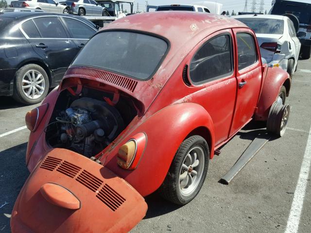 1132044325 - 1973 VOLKSWAGEN BEETLE RED photo 4