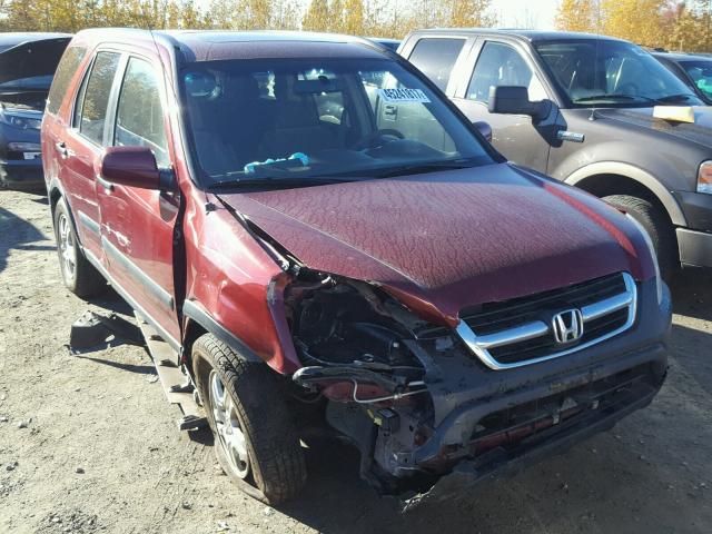 JHLRD788X3C049596 - 2003 HONDA CR-V EX MAROON photo 1