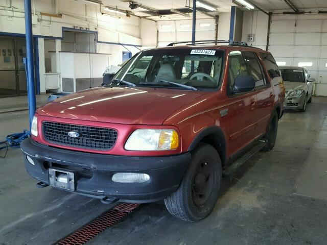 1FMPU18L1WLA97512 - 1998 FORD EXPEDITION MAROON photo 2