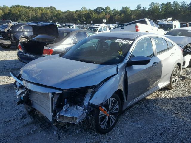 19XFC1F72HE016277 - 2017 HONDA CIVIC EXL SILVER photo 2