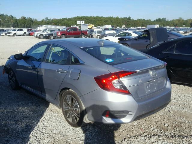 19XFC1F72HE016277 - 2017 HONDA CIVIC EXL SILVER photo 3