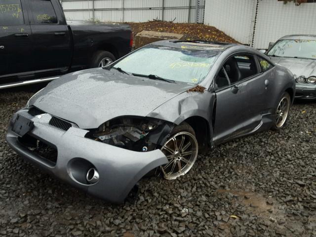 4A3AK34T06E019144 - 2006 MITSUBISHI ECLIPSE GT GRAY photo 2