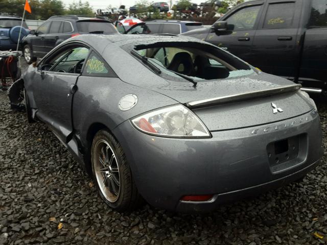 4A3AK34T06E019144 - 2006 MITSUBISHI ECLIPSE GT GRAY photo 3