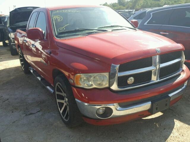 1D7HA18D04J115491 - 2004 DODGE RAM 1500 S RED photo 1