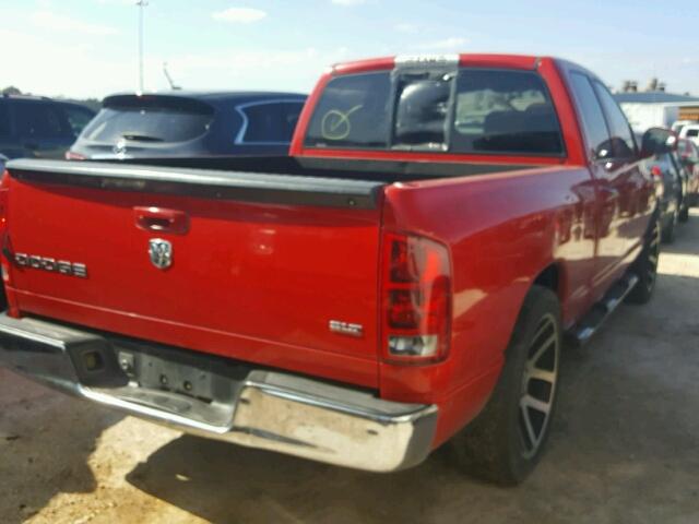 1D7HA18D04J115491 - 2004 DODGE RAM 1500 S RED photo 4