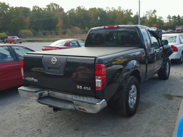 1N6AD0CW6AC415281 - 2010 NISSAN FRONTIER K BLACK photo 4