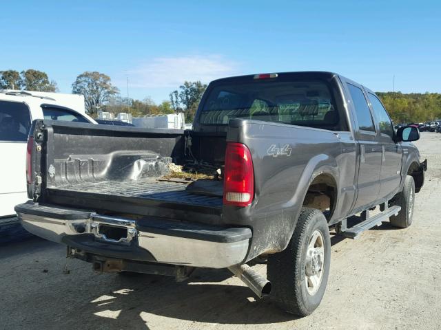 1FTWW31P75ED27625 - 2005 FORD F350 SRW S GRAY photo 4