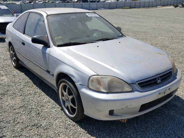 1HGEJ7126YL010846 - 2000 HONDA CIVIC HX SILVER photo 1