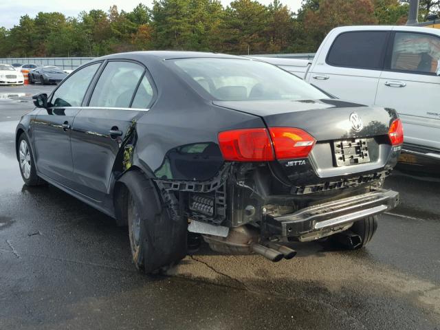 3VWDP7AJ6DM283162 - 2013 VOLKSWAGEN JETTA SE 黑色 照片 3