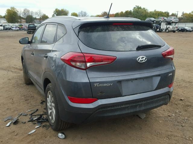 KM8J3CA43GU086370 - 2016 HYUNDAI TUCSON GRAY photo 3