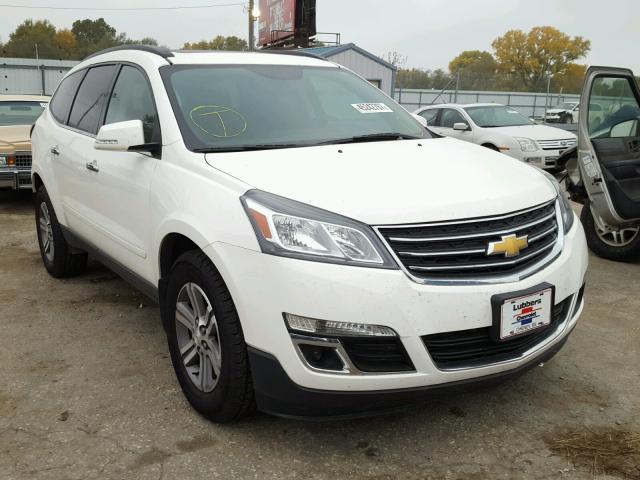 1GNKVHKD8EJ352356 - 2014 CHEVROLET TRAVERSE L WHITE photo 1