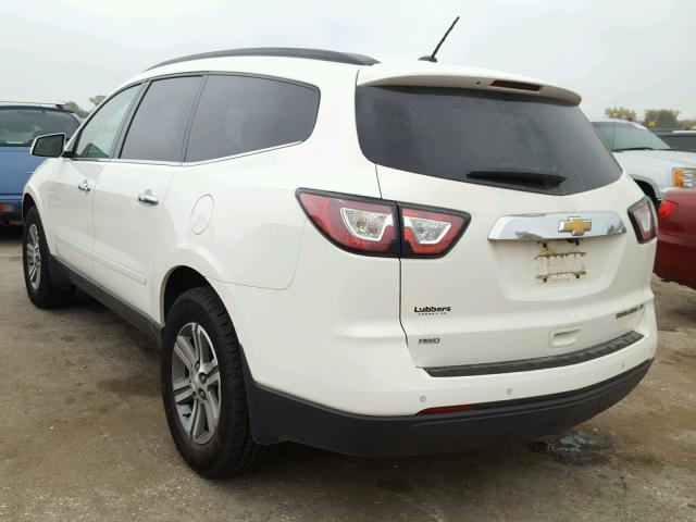 1GNKVHKD8EJ352356 - 2014 CHEVROLET TRAVERSE L WHITE photo 3