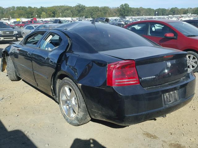 2B3KA33G48H106315 - 2008 DODGE CHARGER SX BLACK photo 3