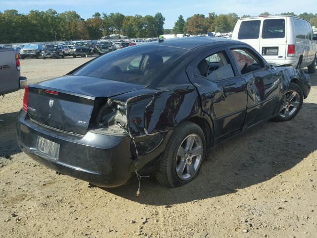 2B3KA33G48H106315 - 2008 DODGE CHARGER SX BLACK photo 4