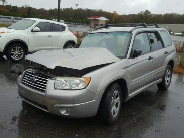 JF1SG63627H707982 - 2007 SUBARU FORESTER 2 SILVER photo 2