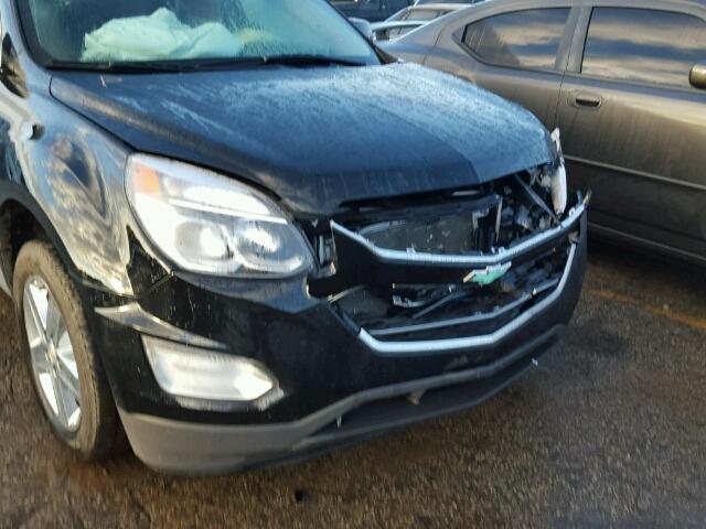 2GNALCEK9G1113569 - 2016 CHEVROLET EQUINOX LT BLACK photo 9