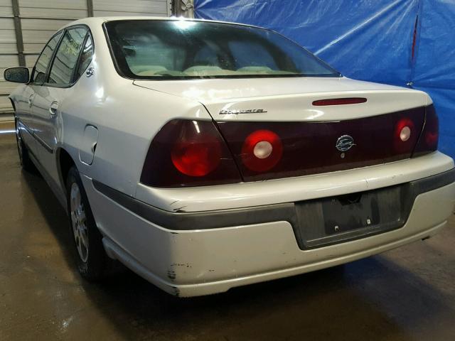 2G1WF52E839304226 - 2003 CHEVROLET IMPALA CREAM photo 3