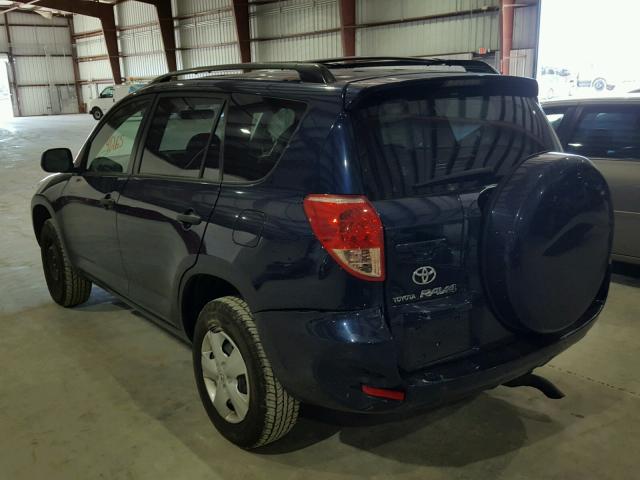 JTMZD33V365002079 - 2006 TOYOTA RAV4 BLUE photo 3