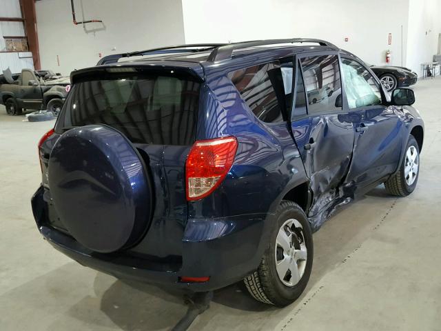 JTMZD33V365002079 - 2006 TOYOTA RAV4 BLUE photo 4