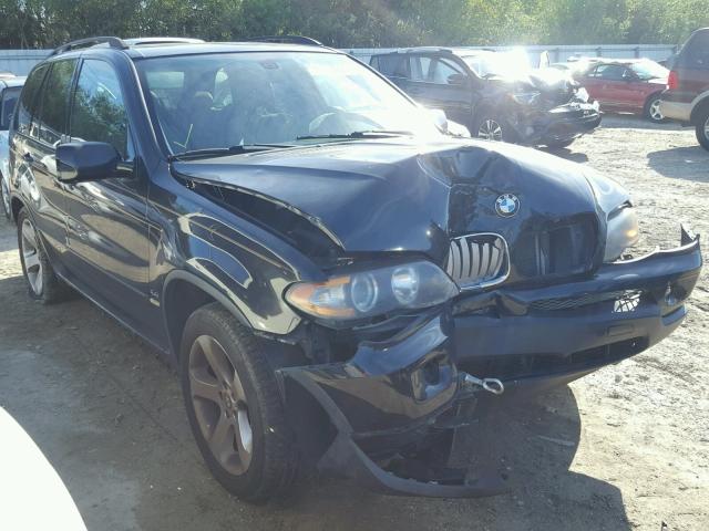 5UXFB53506LV27874 - 2006 BMW X5 4.4I BLACK photo 1