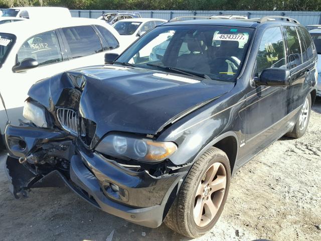 5UXFB53506LV27874 - 2006 BMW X5 4.4I BLACK photo 2