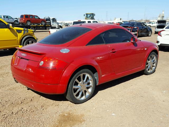 TRUSC28N921019466 - 2002 AUDI TT RED photo 4