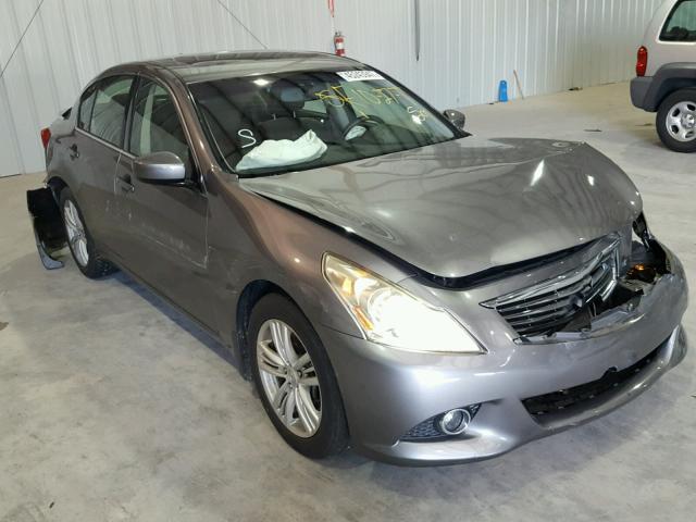 JN1CV6AP8BM510625 - 2011 INFINITI G37 GRAY photo 1