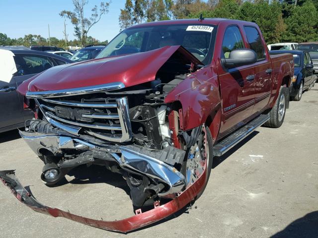 3GTP2VE72DG253558 - 2013 GMC SIERRA K15 BURGUNDY photo 2