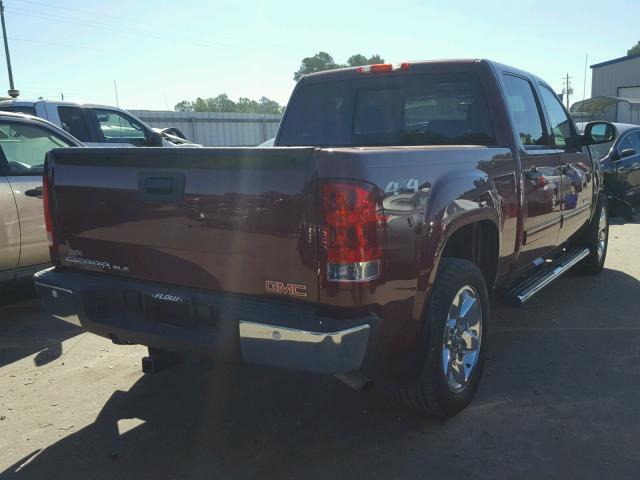 3GTP2VE72DG253558 - 2013 GMC SIERRA K15 BURGUNDY photo 4