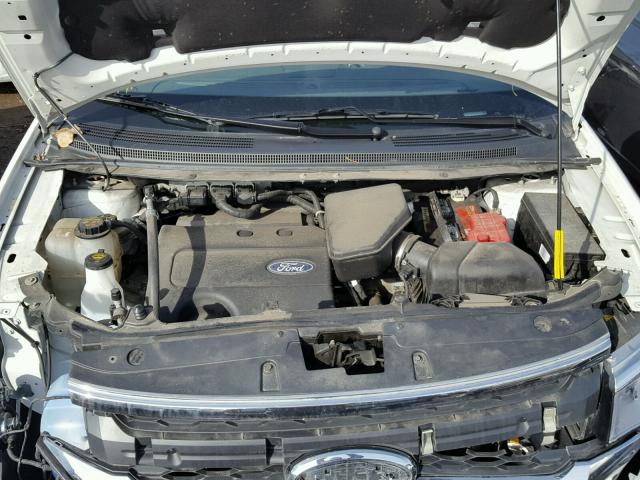 2FMDK3KC4BBB20711 - 2011 FORD EDGE LIMIT WHITE photo 7