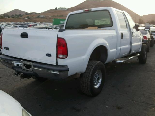 1FTNW20L03EC52185 - 2003 FORD F250 SUPER WHITE photo 4