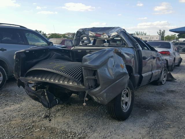 1D7HE28K27S160472 - 2007 DODGE DAKOTA QUA GRAY photo 4