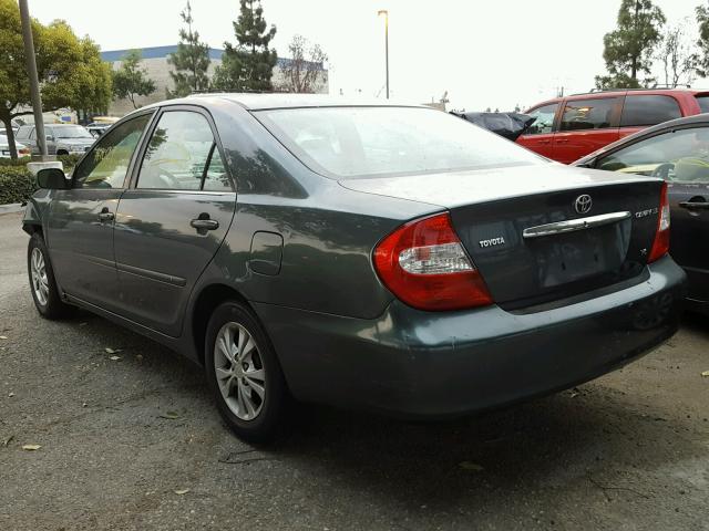 4T1BF32K54U065251 - 2004 TOYOTA CAMRY LE GREEN photo 3