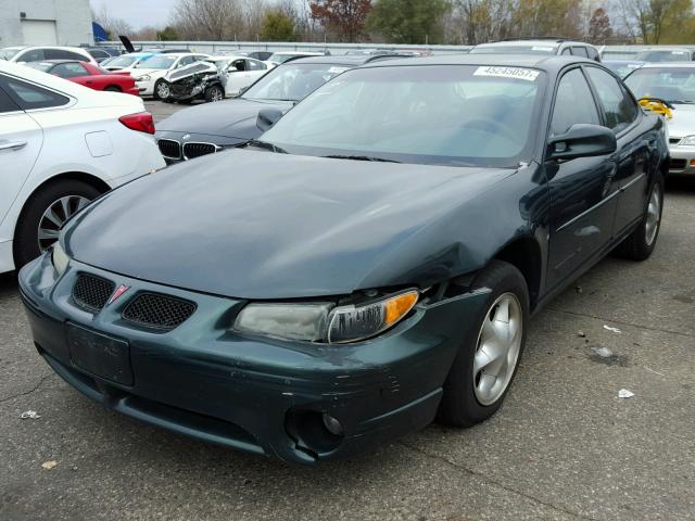 1G2WK52J41F235754 - 2001 PONTIAC GRAND PRIX GREEN photo 2